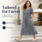 🌀☁️ LIMITED TIME 50% OFF! 👗Women's Casual Striped Relaxed Dress – Breezy fit & soft stripes – Perfect for effortless everyday style.