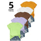 🎉 LIMITED TIME 50% OFF! 👕 5-Pack Versatile Solid Color T-Shirt – Premium Cotton, Classic Design & Everyday Essential 📦