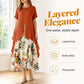 🌸🦋 LIMITED TIME 50% OFF! 👗Floral Layered Dress – Cascading tiers & vibrant blooms – Effortless everyday elegance.