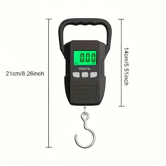 🧳 50% OFF NOW! ⚖️ Kolzp Digital Handheld Luggage Scale – Weigh Up to 60kg, Backlit LCD, Compact & Travel-Ready – Avoid Overweight Fees ✨