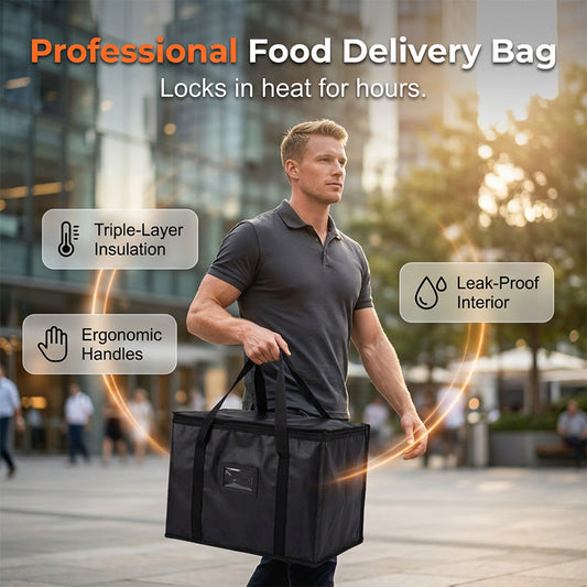 🧊 50% OFF NOW! 🔥 Large Insulated Bag – Multi-Layer Thermal Lock, Waterproof & Heavy-Duty 🛍️