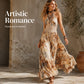 ☀️🌸 LIMITED TIME 50% OFF! 🌴Boho Halter Maxi Dress – Vacation-ready elegance.