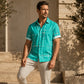🎉 2026 Sale — Over 36,200 Sold!💞 Men’s Geometric Print Relaxed‑Fit Button‑Down Shirt