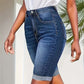 👗☀️ 50% OFF! 🌀Rolled Hem Shorts – Chic cuffed style, easy wear.