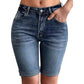 👗☀️ 50% OFF! 🌀Rolled Hem Shorts – Chic cuffed style, easy wear.