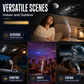 🌌 50% OFF NOW! 🌟 Galaxy Projector Lamp with Starry Discs – 13 Interchangeable Films, Flexible Gooseneck, USB Power ✨