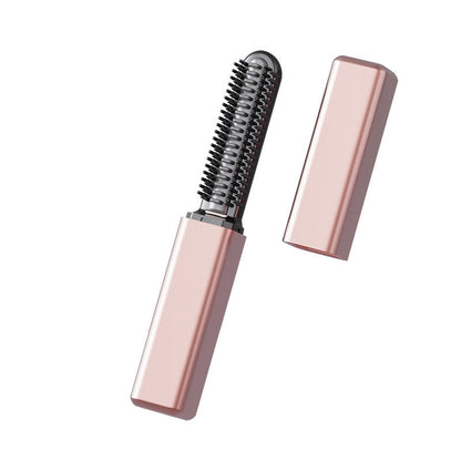 Limited Stock! 50% Off Hot Sale Ongoing📢Mini Heated Styling Comb – Cordless & Quick Bang Touch-Up Design