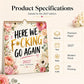 📅🌸 50% OFF! 😄Funny 2027 Wall Calendar for Women – Sarcastic Quotes & Watercolor Floral Art.