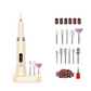 📢📢50% OFF !! ⏰Cordless Electric Nail Drill Machine with Charging Base