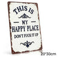 🪴✨ 50% OFF! 🎨Decorative Metal Sign – Fun art for your patio.
