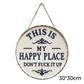🪴✨ 50% OFF! 🎨Decorative Metal Sign – Fun art for your patio.