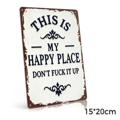 🪴✨ 50% OFF! 🎨Decorative Metal Sign – Fun art for your patio.