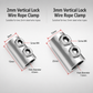 🔧 2026 Sale — Over 61,200 Sold! 🔩 Vertical Wire Rope Clamp
