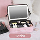 💝Portable Makeup Bag with LED Mirror