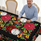 📢📢50% OFF !!⏰Mexican Floral Tablecloth with Scalloped Edge