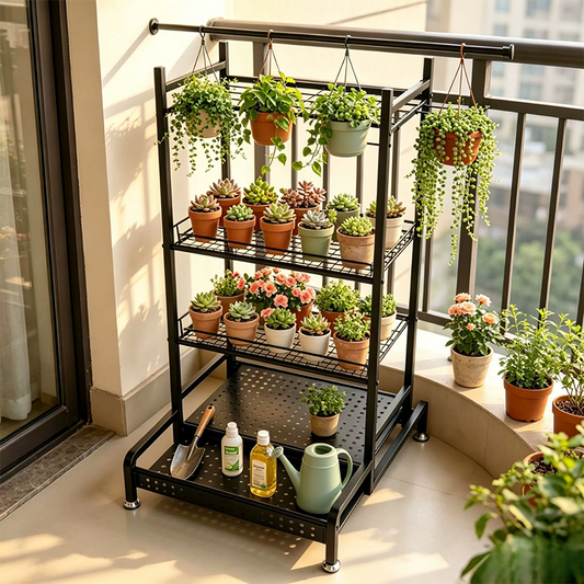 🛠️ 50% OFF NOW! 📦 Tool Organizer Rack – Space-Saving, Sturdy Steel & Versatile Storage 🏡