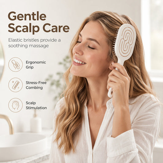 💆🌿 50% OFF! ✨Women's Detachable Self-Cleaning Vented Hairbrush – Easy Clean & Smooth Styling.