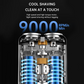 Portable Electric Shaver with AI Beard Sensor, High-Precision Motor, Magnetic Head Easy Clean, 1H Charge 60min Use, LED Smart Display