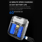 Portable Electric Shaver with AI Beard Sensor, High-Precision Motor, Magnetic Head Easy Clean, 1H Charge 60min Use, LED Smart Display