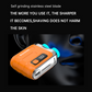 Portable Electric Shaver with AI Beard Sensor, High-Precision Motor, Magnetic Head Easy Clean, 1H Charge 60min Use, LED Smart Display