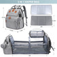 Foldable Diaper Bag with Changing Station