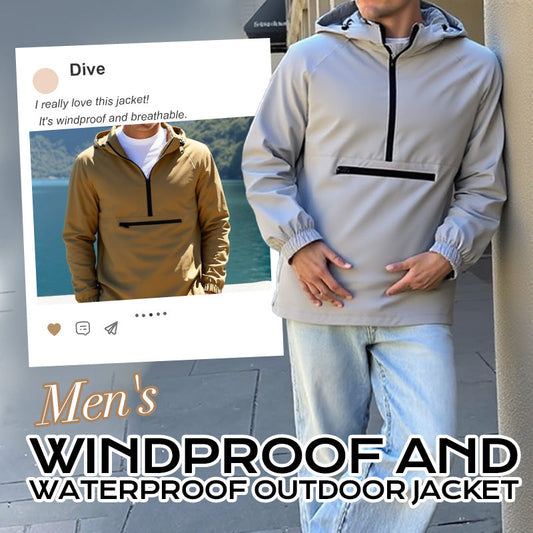 🧥⚡ 50% OFF! 🌬️ Men's Windproof Waterproof Stretch Outdoor Jacket – Four-Way Stretch, Breathable & Functional – Over 36,900 Sold