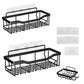 Drill-Free Bathroom Shelf Set