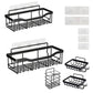 Drill-Free Bathroom Shelf Set