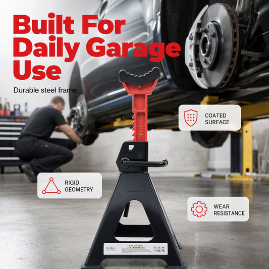 🛠️ 50% OFF NOW! 🚗 Safety Jack Stands – Dual-Lock Pin, Heavy-Duty Ratchet & Stable Support 🔧