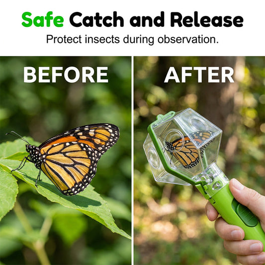 🪲 LIMITED‑TIME 50% OFF! 🔍 Interactive Bug Catcher for Kids – Clear Observation, Catch & Release 🌿