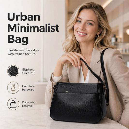 👜✨ 50% OFF! 💋 Women's Elegant Shoulder Crossbody Bag – Urban Minimalist Design, Spacious Interior & Quality PU Leather