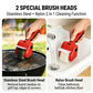 🧹 50% OFF NOW! 🔥 Electric Grill Cleaner – 700RPM Rotating Brush, Cordless & Interchangeable Heads 🥩