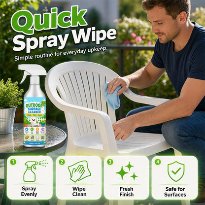 🧴🌿 50% OFF! Multi-Surface Patio Cleaner Spray – Lift Grime from Wood, Metal, Plastic & Stone