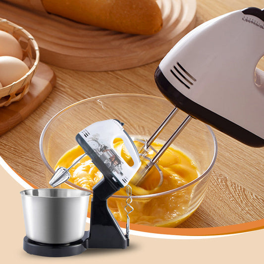🍳 2026 Sale — Over 22,400 Sold! ⚡ Multifunctional Handheld Electric Egg Beater – 7-Speed Hand & Stand Mixer for Baking 🎂