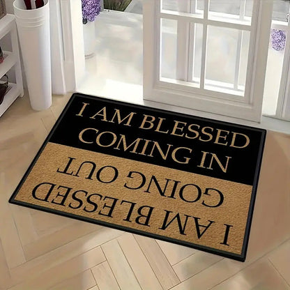 😂🚶 50% OFF! 🚪 Funny Text Print Welcome Doormat – Humorous Design, Durable Fibers & Non-Slip Backing for All-Season Use