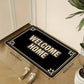 😂🚶 50% OFF! 🚪 Funny Text Print Welcome Doormat – Humorous Design, Durable Fibers & Non-Slip Backing for All-Season Use