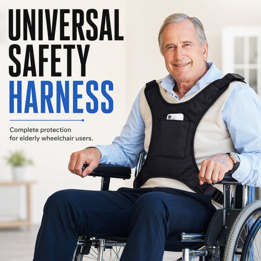 ♿ 2026 Sale — Over 16,800 Sold! 🦺 Wheelchair Safety Harness Vest for Elderly & Mobility Support – Medical-Grade, Universal Fit & Ergonomic Design 🏥