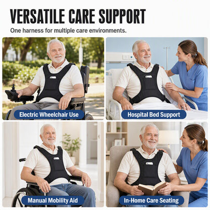 ♿ 2026 Sale — Over 16,800 Sold! 🦺 Wheelchair Safety Harness Vest for Elderly & Mobility Support – Medical-Grade, Universal Fit & Ergonomic Design 🏥