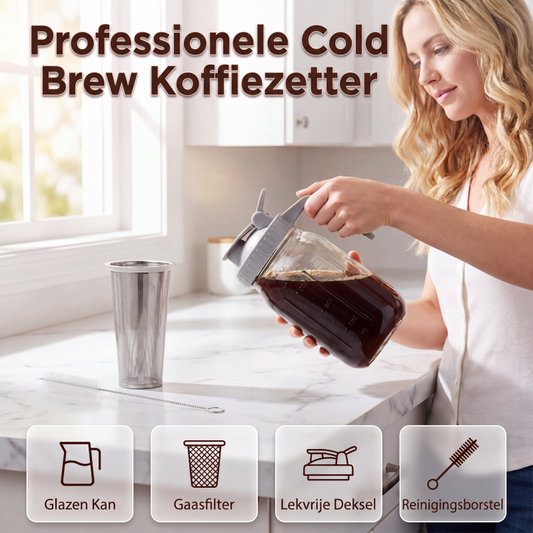 ☕🧊 50% OFF! ✨ Cold Brew Coffee Carafe with Lid & Stainless Steel Filter – Glass + PP – 32/64 oz, 7 Colors – Cafe-Quality Coffee at Home