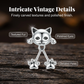 🐱💛 50% OFF! 3D Cute Peeking Cat Stud Earrings – Playful Front-Back Design, Vintage Finish & Lightweight