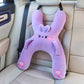 🧒 50% OFF NOW! 🚗 H-Shape Travel Neck Pillow – Ergonomic Support, Seatbelt Slot & Soft Plush – For Kids on Car Rides 🐼