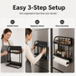 🏠 2026 Sale — Over 13,500 Sold! 🧲 Magnetic Fridge Organizer Rack – Foldable Spice & Paper Towel Holder | Tool-Free Magnetic Mount 🍳