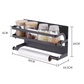 🏠 2026 Sale — Over 13,500 Sold! 🧲 Magnetic Fridge Organizer Rack – Foldable Spice & Paper Towel Holder | Tool-Free Magnetic Mount 🍳