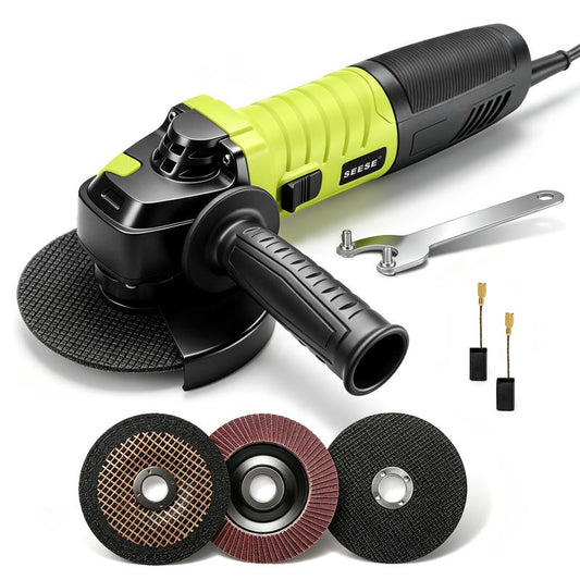 ⚡ 50% OFF NOW! 🔧 5-Inch Angle Grinder – 8-Amp, 6-Speed Variable & 11000 RPM – For Cutting, Grinding & Polishing 💪