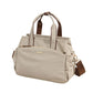 👝🌸 50% OFF! 🎨Casual Canvas Tote Bag with Pleated Side Pockets for Women – Stylish & Multi-Pocket