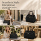 👝🌸 50% OFF! 🎨Casual Canvas Tote Bag with Pleated Side Pockets for Women – Stylish & Multi-Pocket