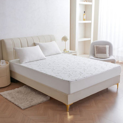 🛏️ LIMITED‑TIME 50% OFF! 🌱 Waterproof Bamboo Fiber Mattress Protector – Breathable, Noiseless TPU, Deep Pocket Snug Fit 💧