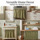 🎀 Farmhouse Ruffled Oven Door Skirt – Rustic, Easy Hang & Decorative