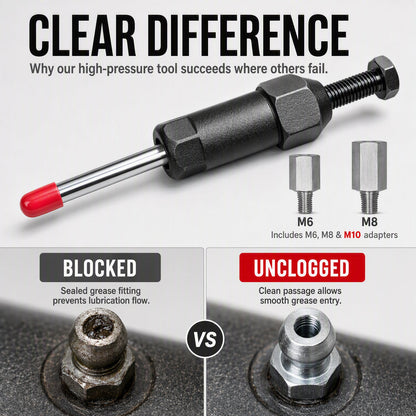🔧 50% OFF NOW! 🚗 Grease Fitting Unclogger – Clears Blocked Joints in Seconds – Save Grease, Save Time 🔩