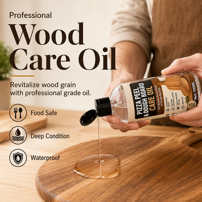 🪵 2026 Sale — Over 19,300 Sold! 🍳 Wooden Baking Tool Care Oil – Nourishing Wood Formula for Cutting Boards, Spatulas & Kitchen Accessories 🌿